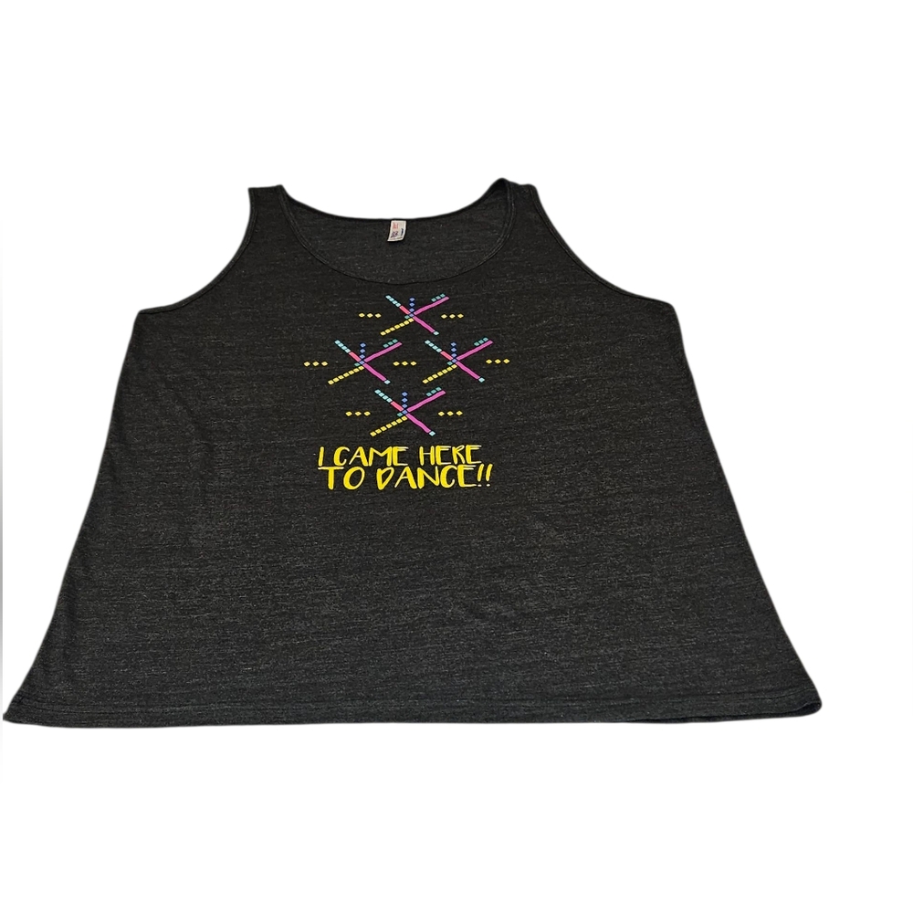 American Apparel Black Boxy Sleeveless Tank Top Size XL Exellent Condition